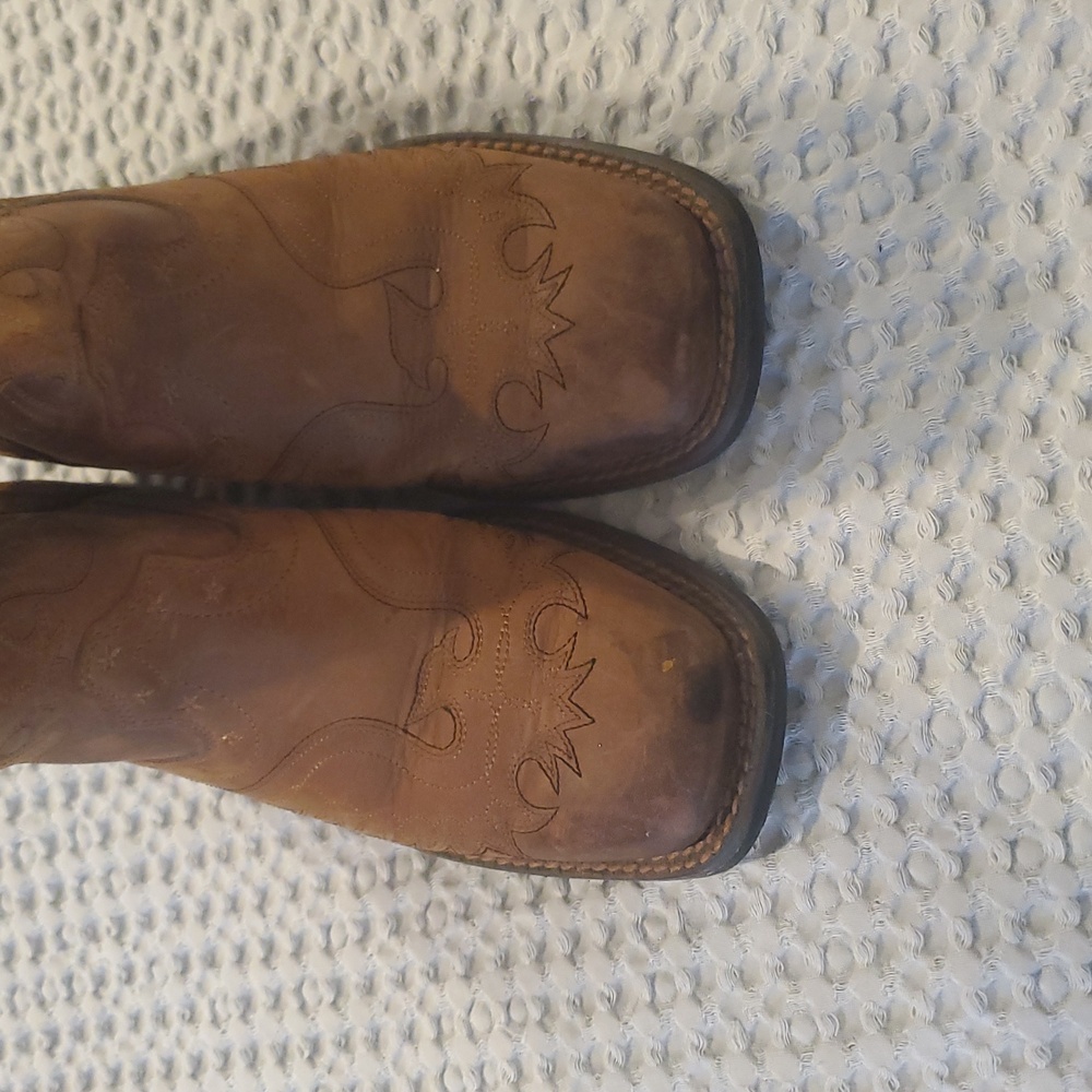 Ariat Honor Western Distressed Brown Western Boots Size 13 (1) - Picture 7 of 10